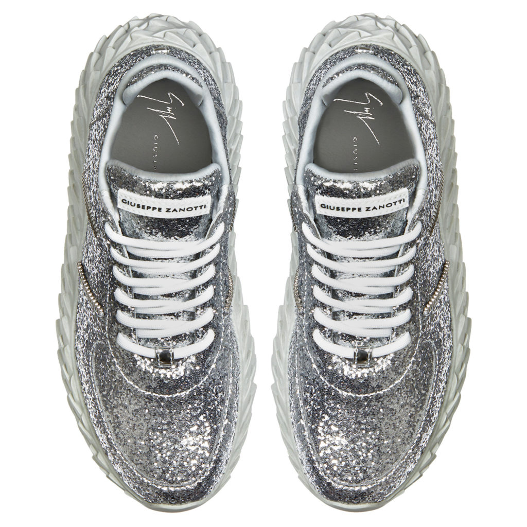 Giuseppe Zanotti URCHIN Low Top Silver (72183) (4)