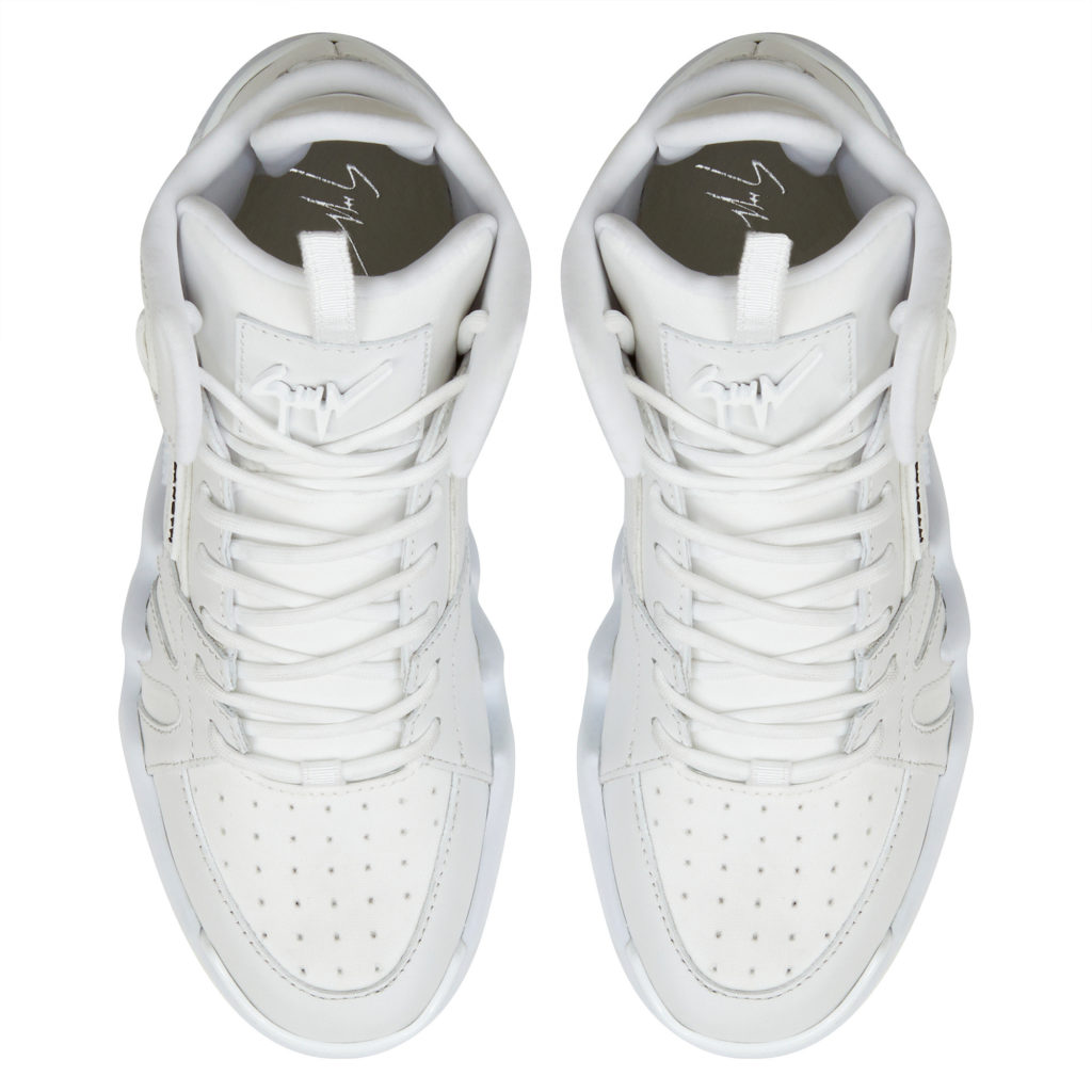 Giuseppe Zanotti TALON High Top Sneakers White (72319) (4)