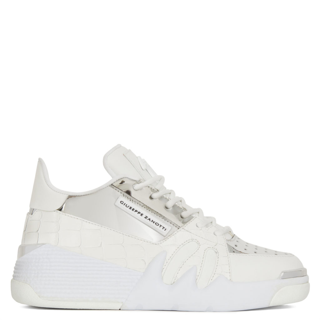 Giuseppe Zanotti TALON Low Top Sneakers Silver (72345) (2)