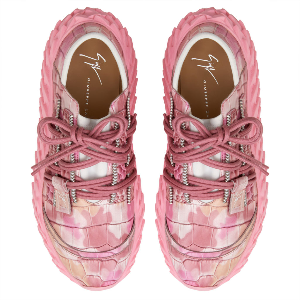 Giuseppe Zanotti URCHIN Low Top Sneakers Pink (72382) (4)