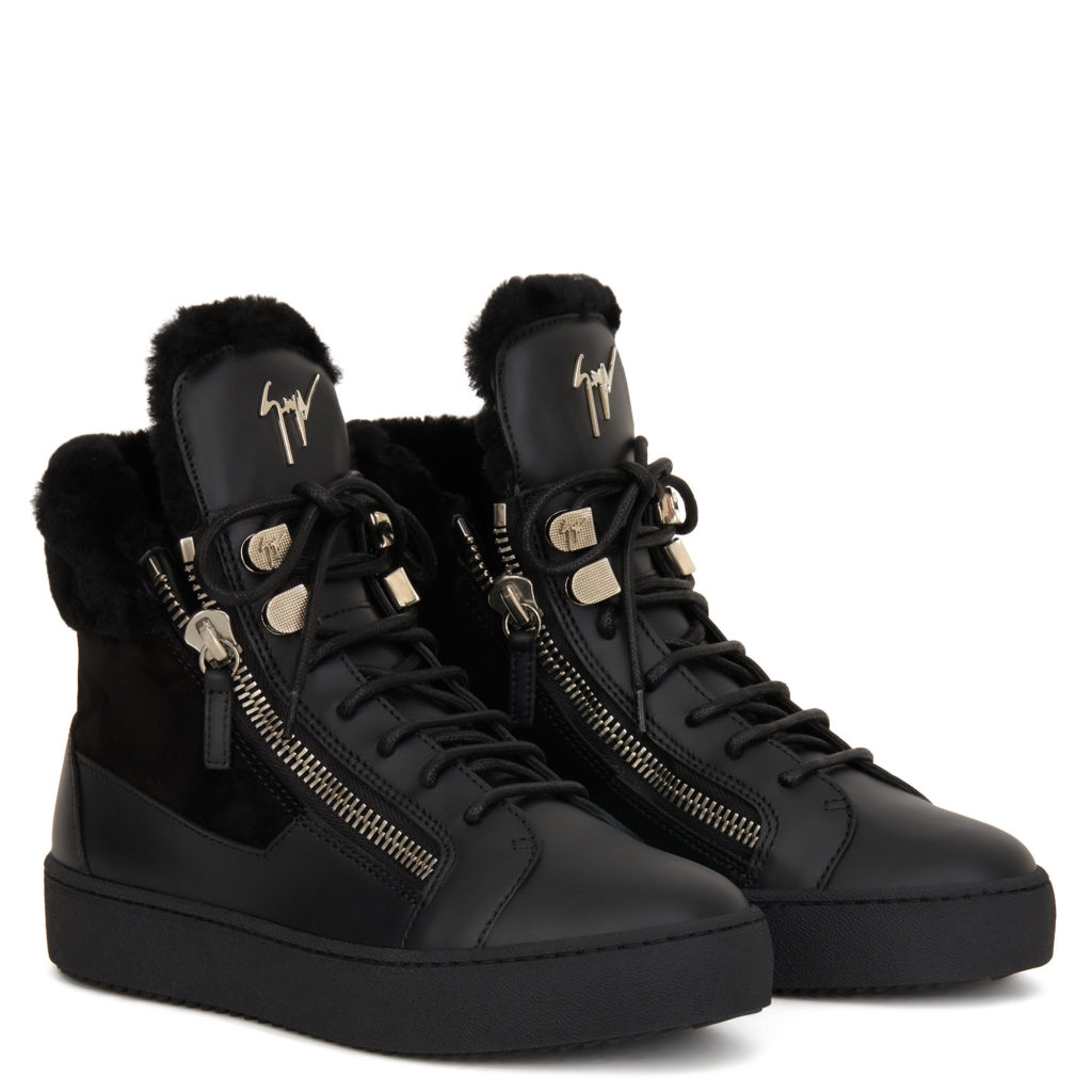 Giuseppe Zanotti TREK Mid Top Black (75480)