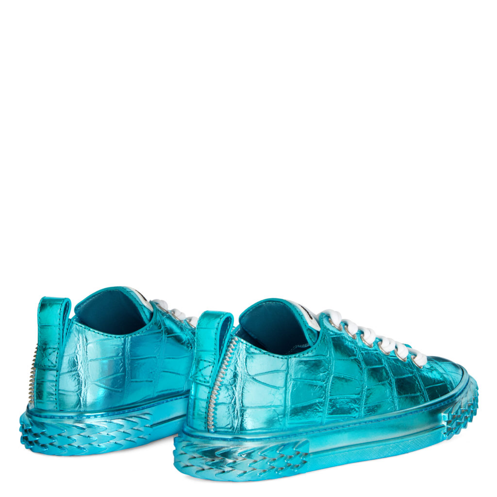 Giuseppe Zanotti BLABBER Low Top Sneakers Blue (82752) (3)