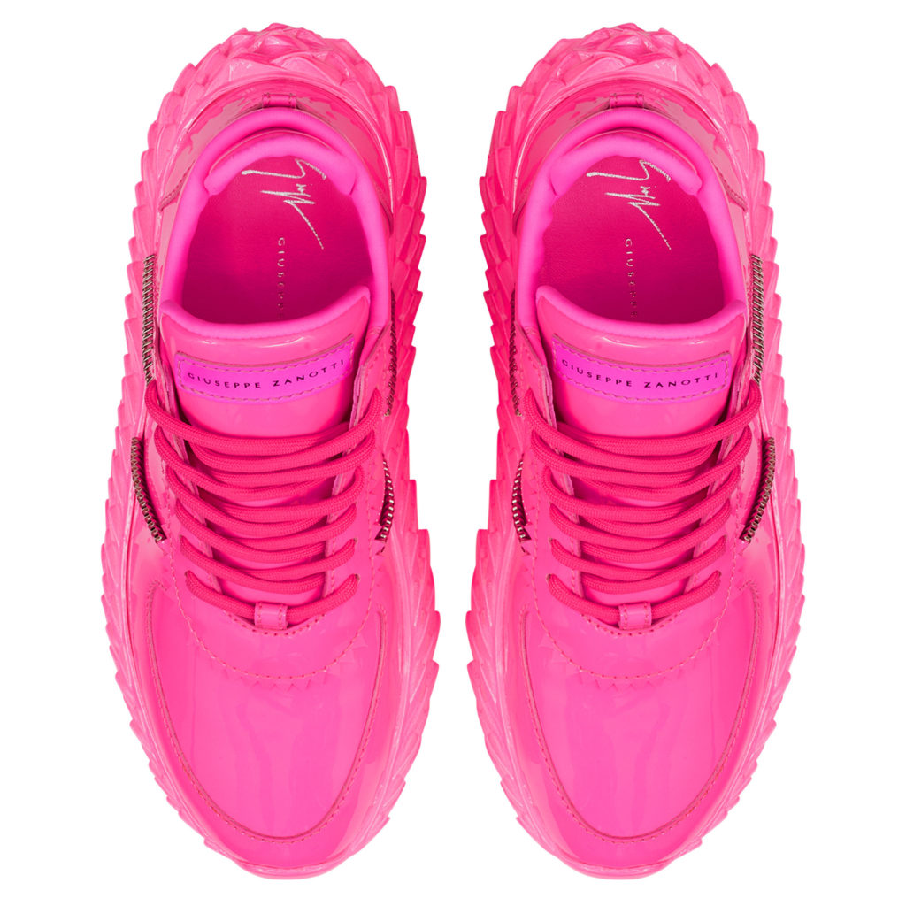 Giuseppe Zanotti URCHIN Low Top Sneakers Fuxia (75612) (4)