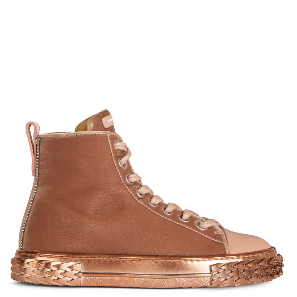 Giuseppe Zanotti BLABBER Mid Top Sneakers Pink (75708) (2)