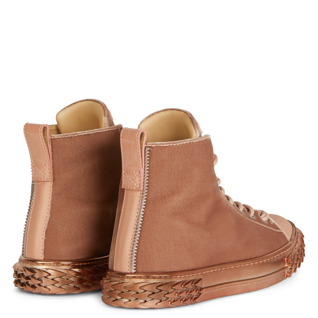 Giuseppe Zanotti BLABBER Mid Top Sneakers Pink (75708) (3)