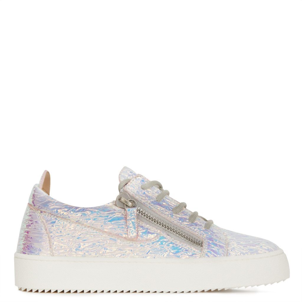Giuseppe Zanotti GAIL Low Top Sneakers Silver (72472) (2)