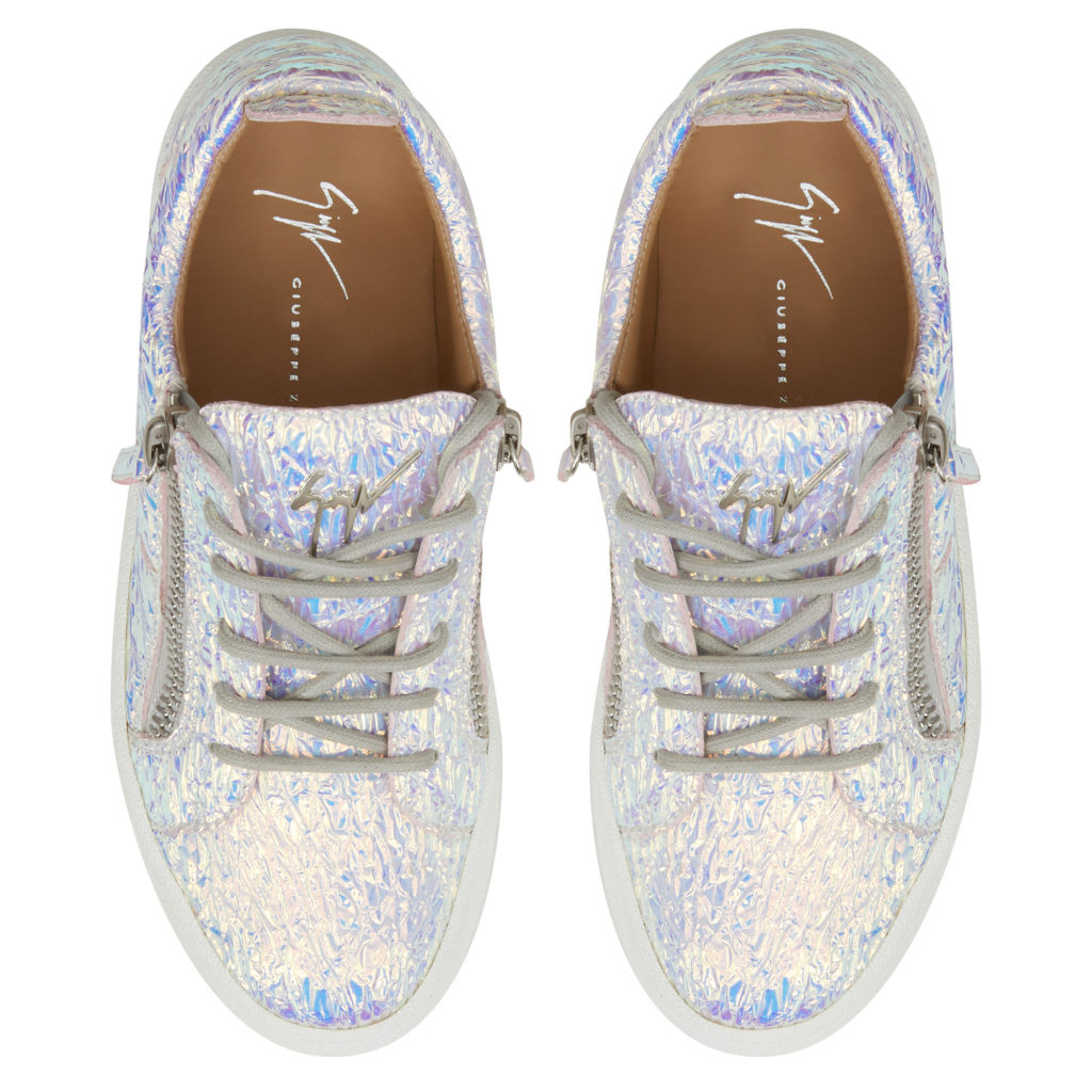 Giuseppe Zanotti GAIL Low Top Silver (72474) (4)