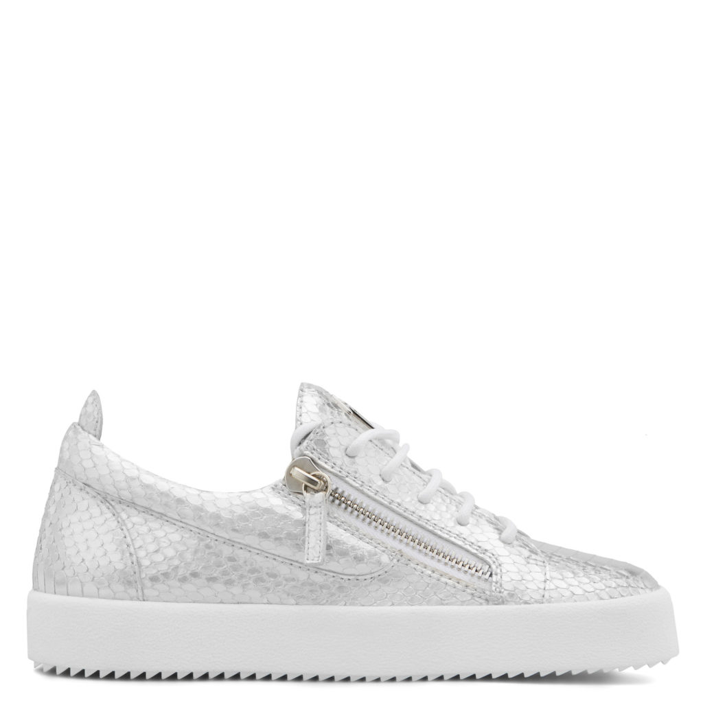 Giuseppe Zanotti GAIL Low Top Silver (15232) (2)