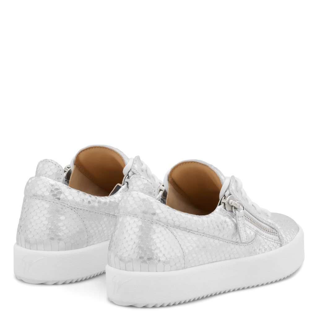 Giuseppe Zanotti GAIL Low Top Silver (15232) (3)
