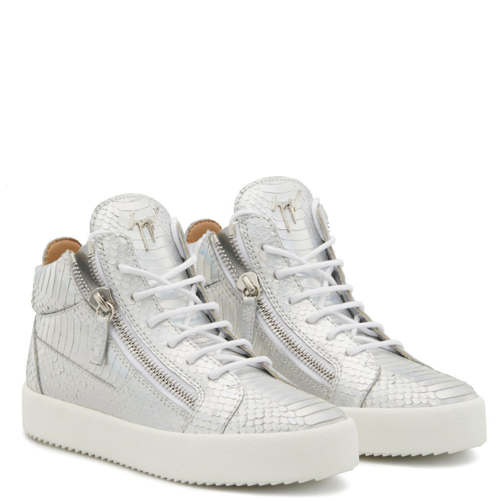 Giuseppe Zanotti KRISS Mid Top Silver (15308)