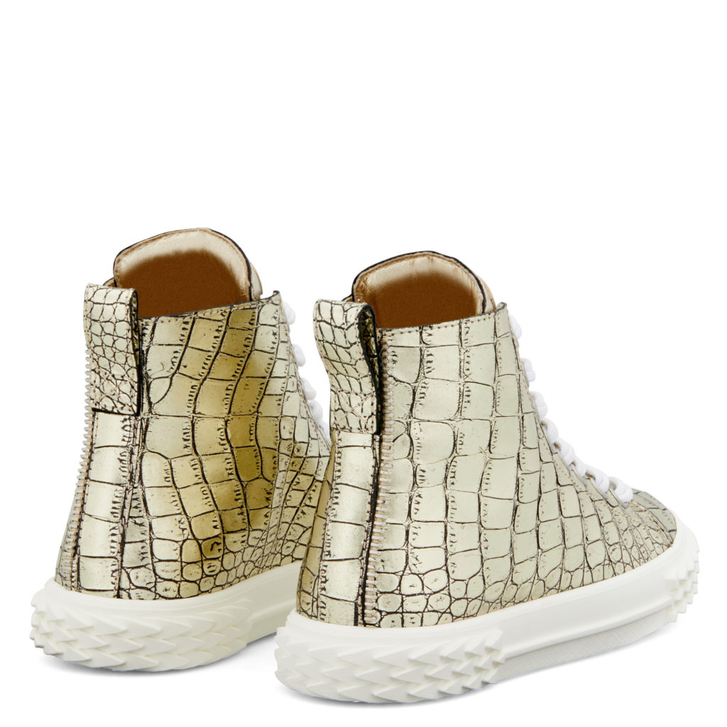 Giuseppe Zanotti BLABBER Mid Top Gold (25109) (3)