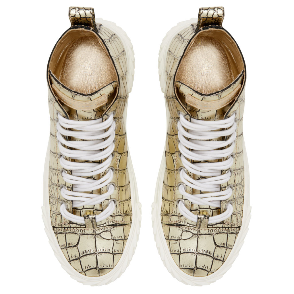 Giuseppe Zanotti BLABBER Mid Top Gold (25109) (4)