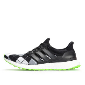 adidas  Ultra Boost Kris Van Assche Black Core Black/Medium Grey Heather/Solar Green (S74545)