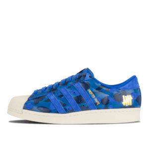 Adidas Superstar 80s Undefeated UNDFTD Bape Blue Camo (S74775)