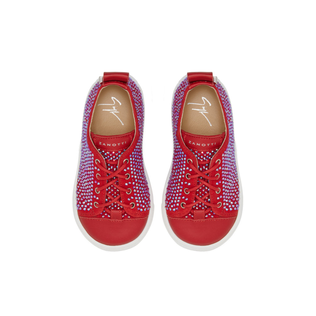 Giuseppe Zanotti PYIN Low Top Sneakers Red (25158) (4)