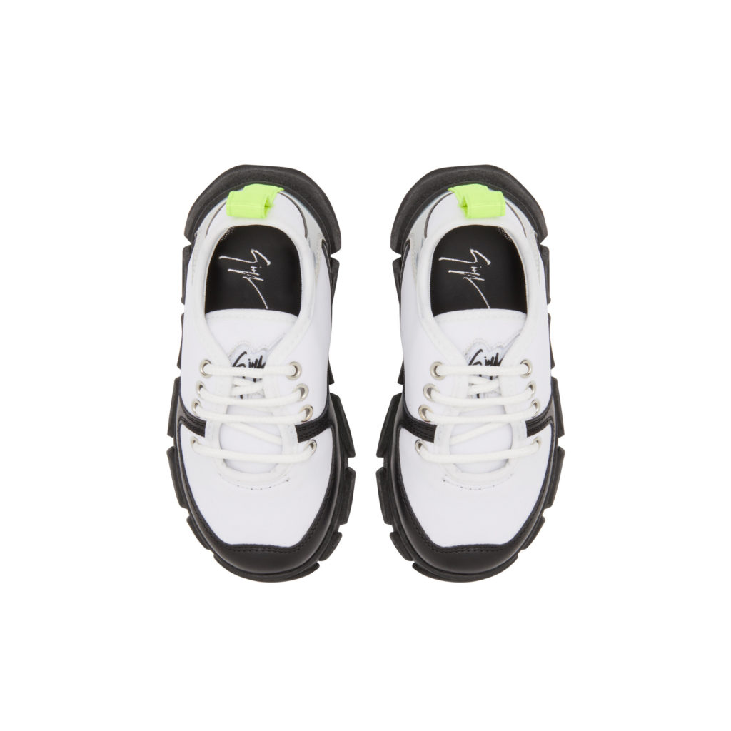 Giuseppe Zanotti MARSHMALLOW Low Top Sneakers Black and white (18013) (4)