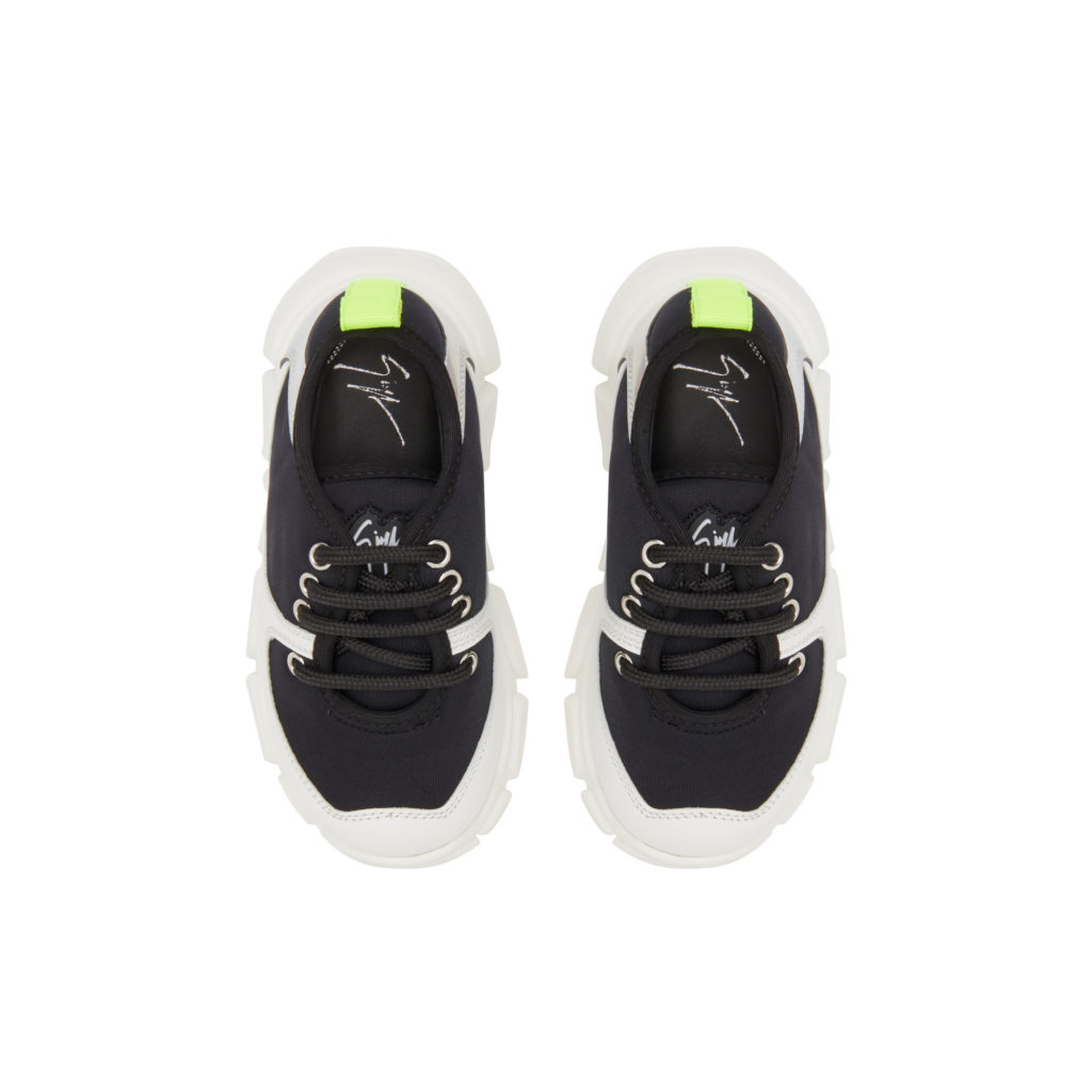 Giuseppe Zanotti MARSHMALLOW Low Top Black and white (18023) (4)