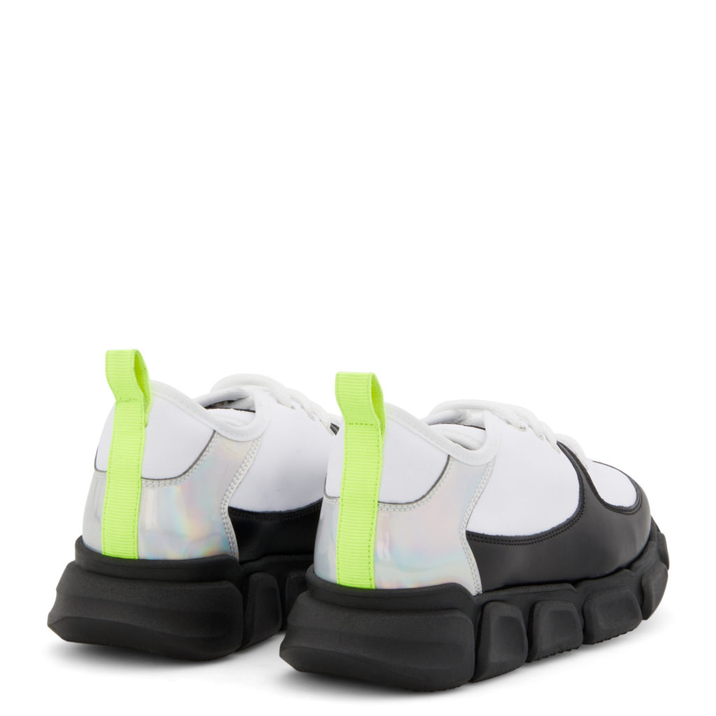 Giuseppe Zanotti MARSHMALLOW Low Top Black and white (18037) (3)