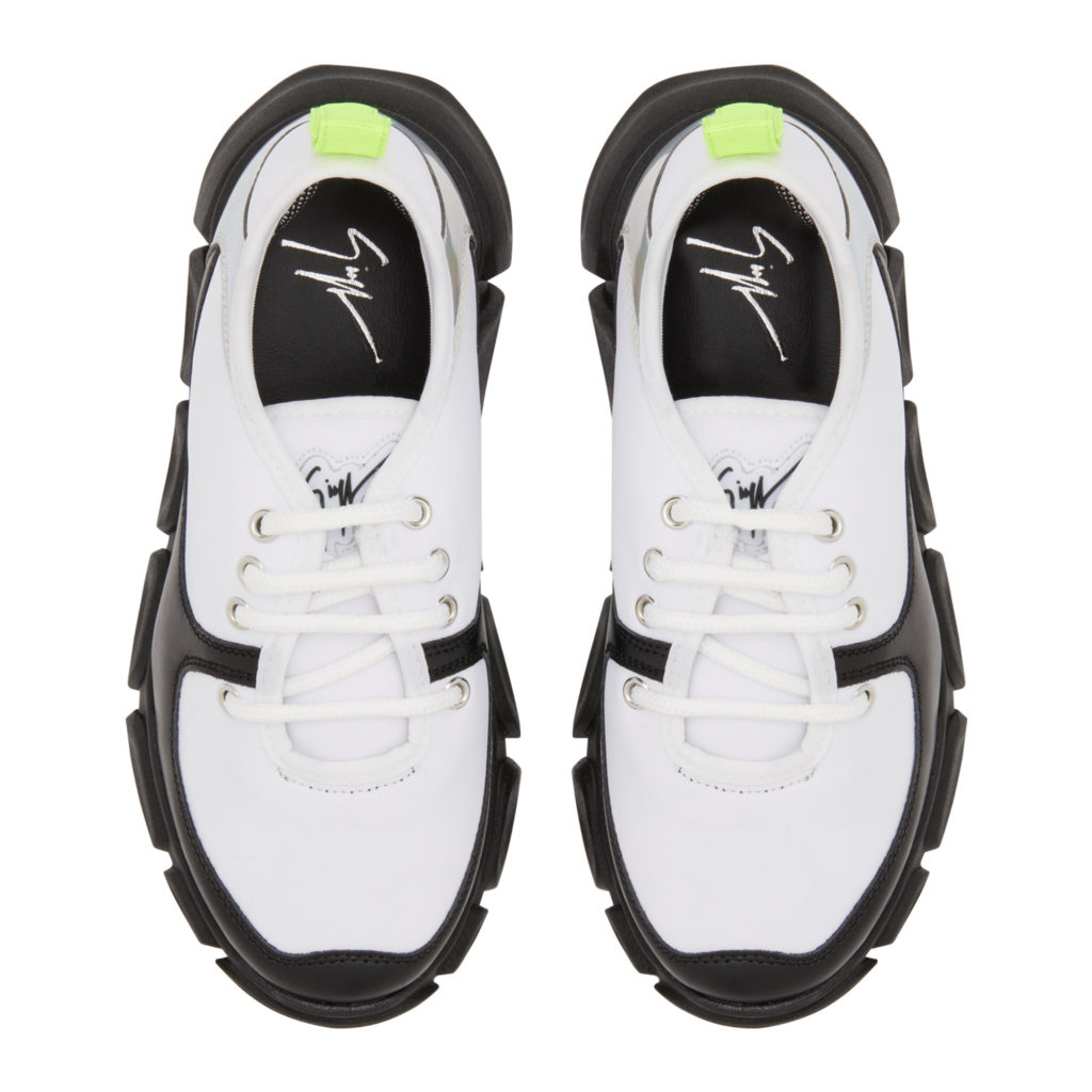Giuseppe Zanotti MARSHMALLOW Low Top Black and white (18037) (4)