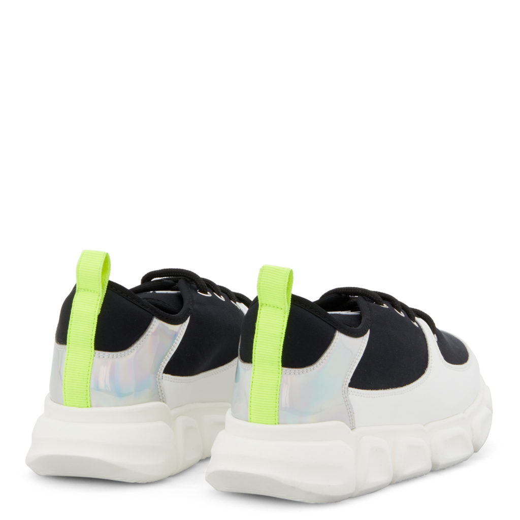 Giuseppe Zanotti MARSHMALLOW Low Top Black and white (18044) (3)
