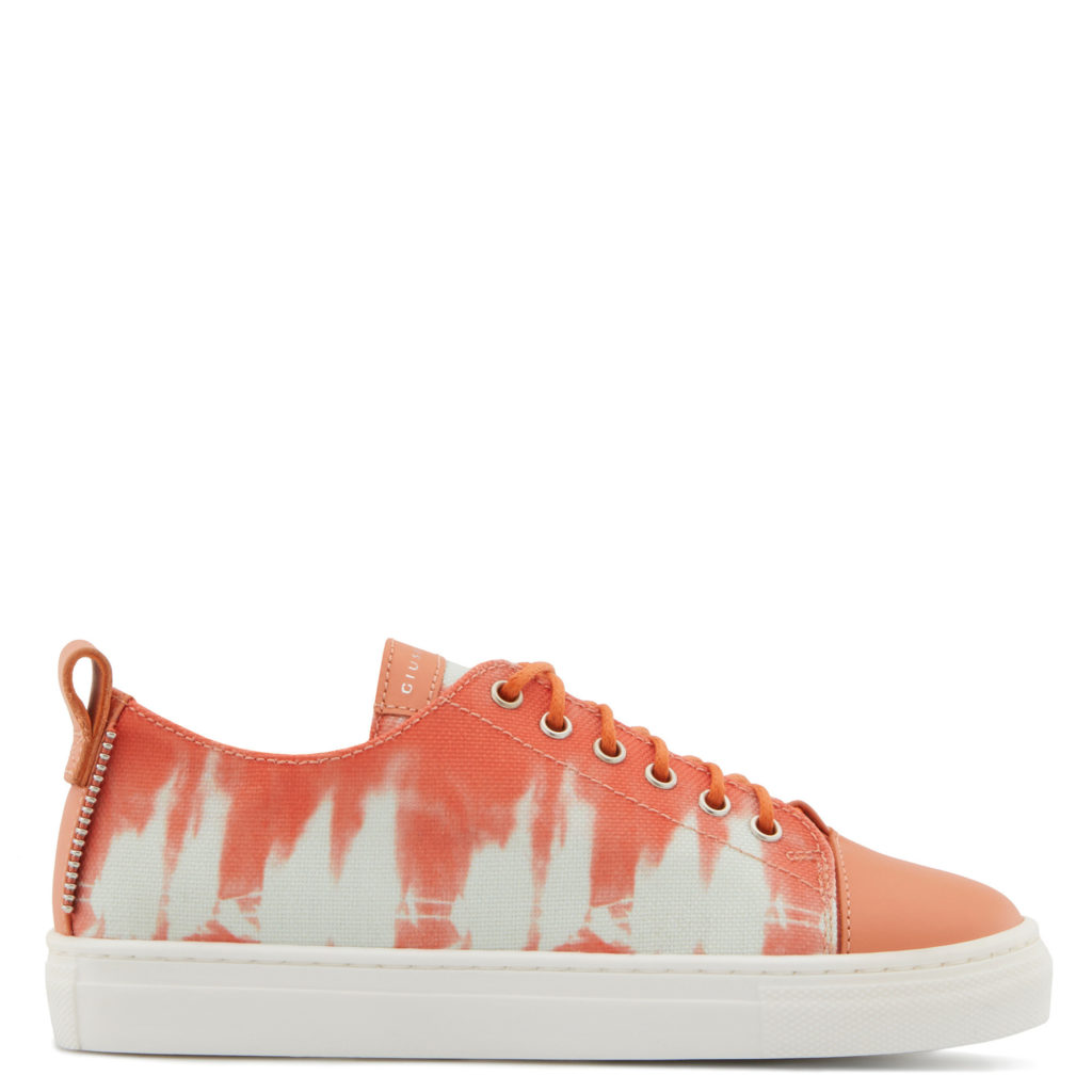 Giuseppe Zanotti PYIN Low Top Sneakers Orange (25219) (2)