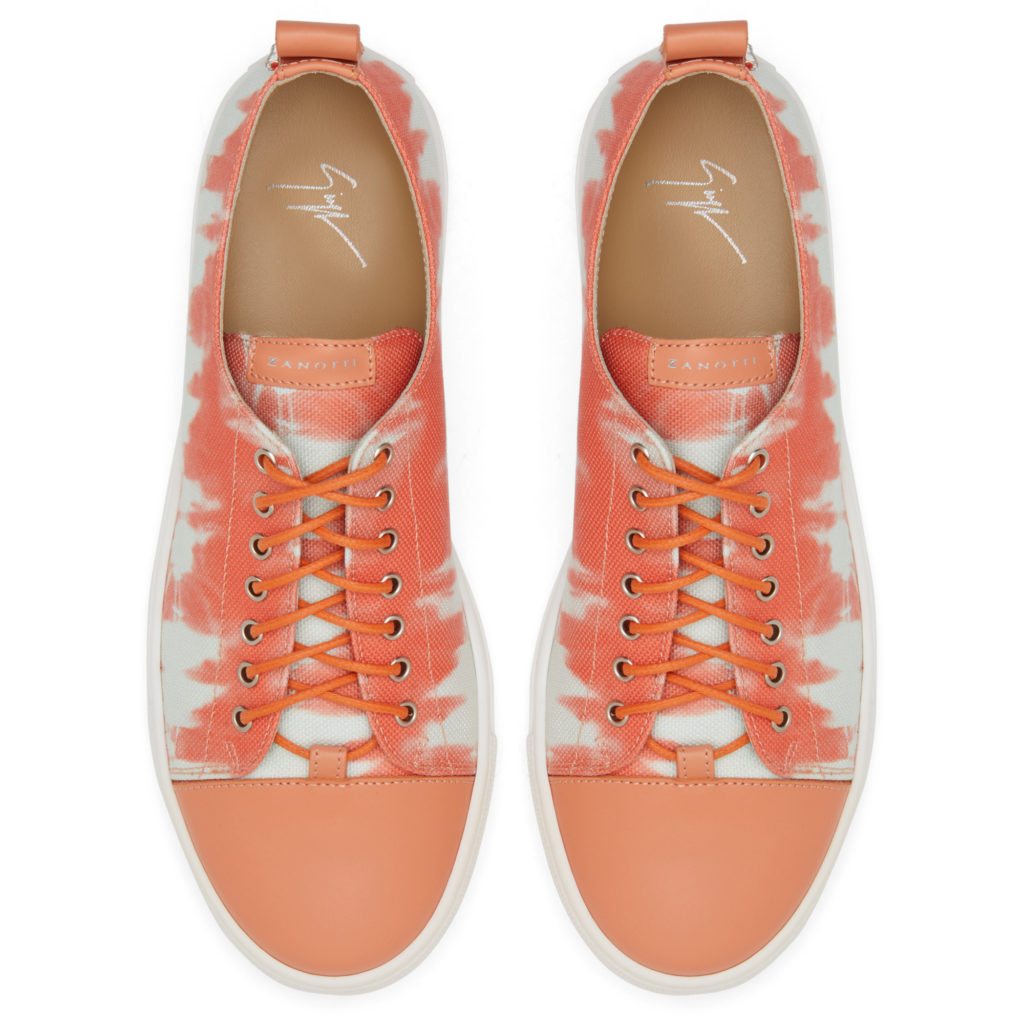 Giuseppe Zanotti PYIN Low Top Sneakers Orange (25234) (4)