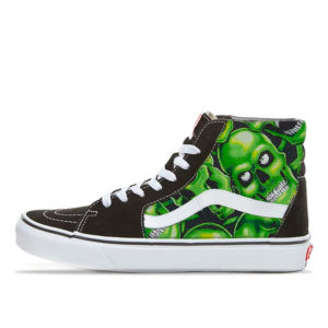 Vans  Sk8-Hi Supreme Skull Pile (Green) Black/Green (VN000VHG3FW)