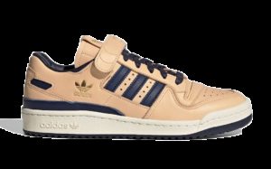 adidas Forum 84 Low Beige Blue Beige/Blue Thread-Gold Metallic (FY7792)