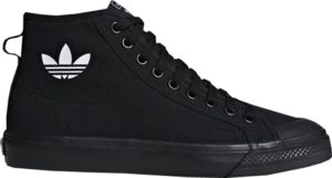 adidas  Nizza Hi Core Black Core Black/Core Black/Cloud White (B41651)