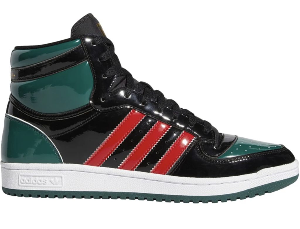 adidas Top Ten Black Green Red Patent Black/Green-Red (FX7874)