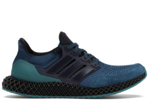 adidas Ultra 4D Packer Shoes Blue/Collegiate Navy/Teal Solid (FY4363)