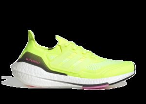 adidas  Ultra Boost 2021 Solar Yellow Pink Solar Yellow/Cloud White/Screaming Pink (FY0373)