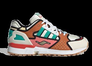 adidas ZX 10000 Simpsons Krusty Burger White/Brown/Pink (H05783)