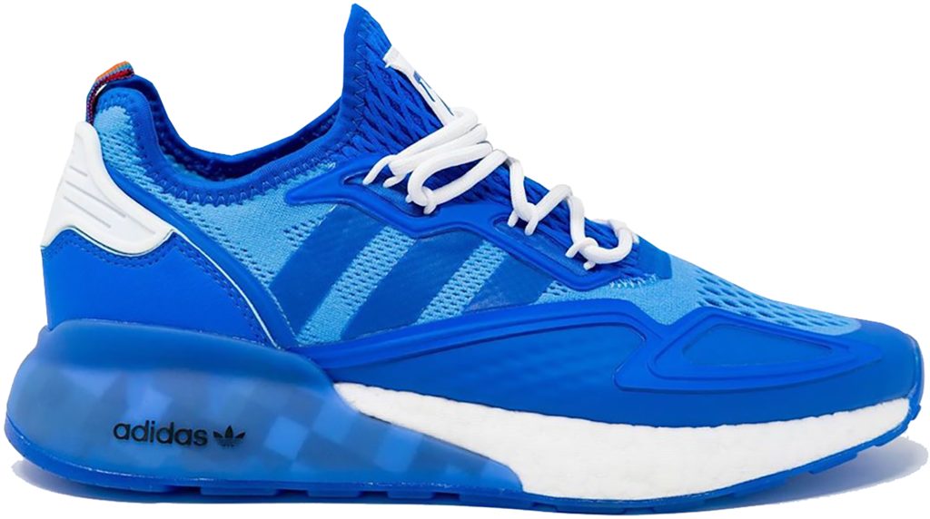 adidas ZX 2K Boost Ninja Time In Blue Blue/Cloud White/Collegiate Green (FZ1883)