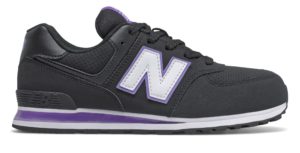 New Balance New Balance Kids' 574 Translucent Black/Purple (GC574EWK)