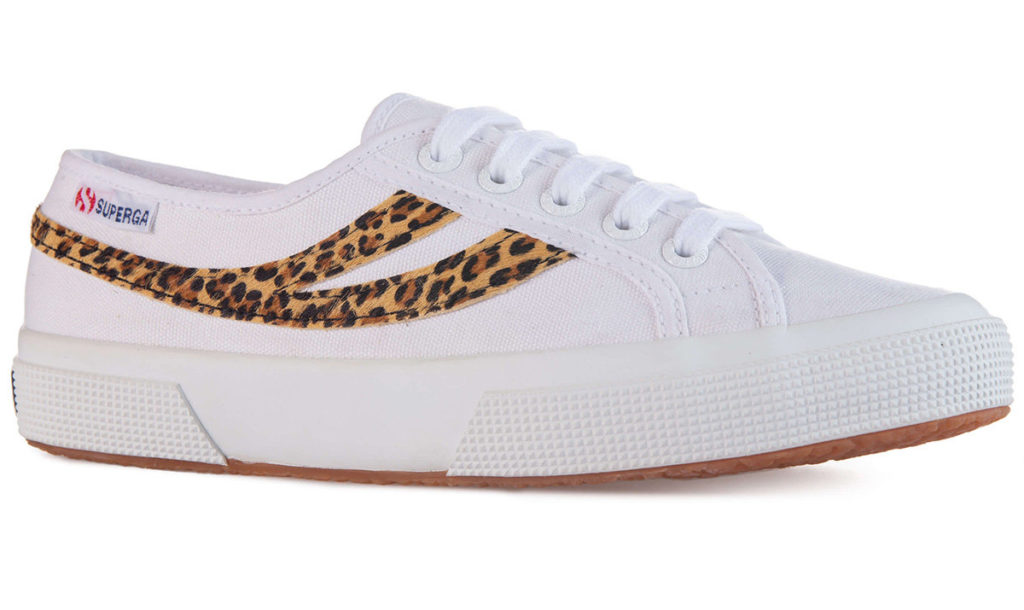 Superga 2953 Cotu Ponyhair White brown Leopard (s27763)