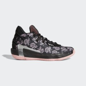 Adidas Dame 7 Core Black / Glow Pink / Silver Metallic (FY1990)