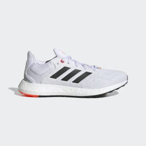 Adidas Pureboost 21 Cloud White / Core Black / Solar Red (GY5099)