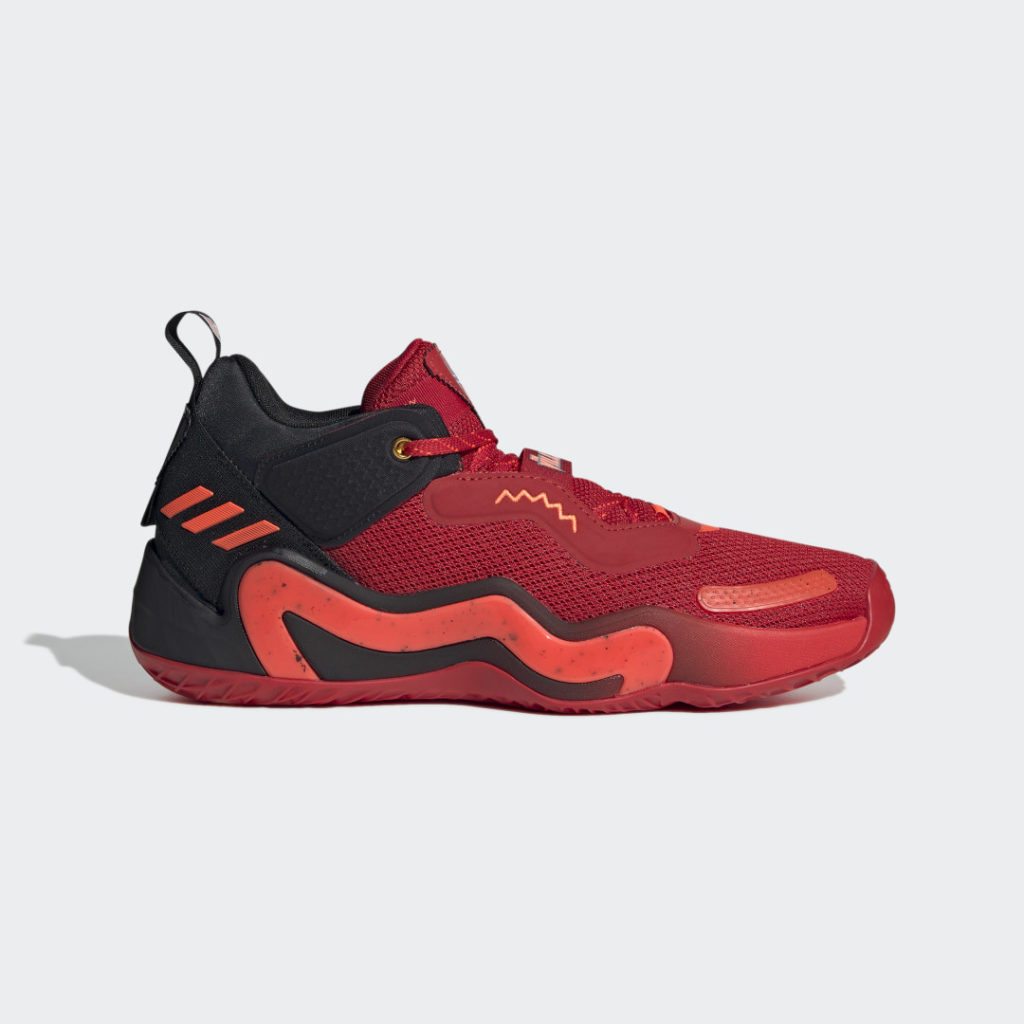 Adidas Donovan Mitchell D.O.N. Issue #3 – Louisville Scarlet / Core Black / Solar Red (GZ5524)