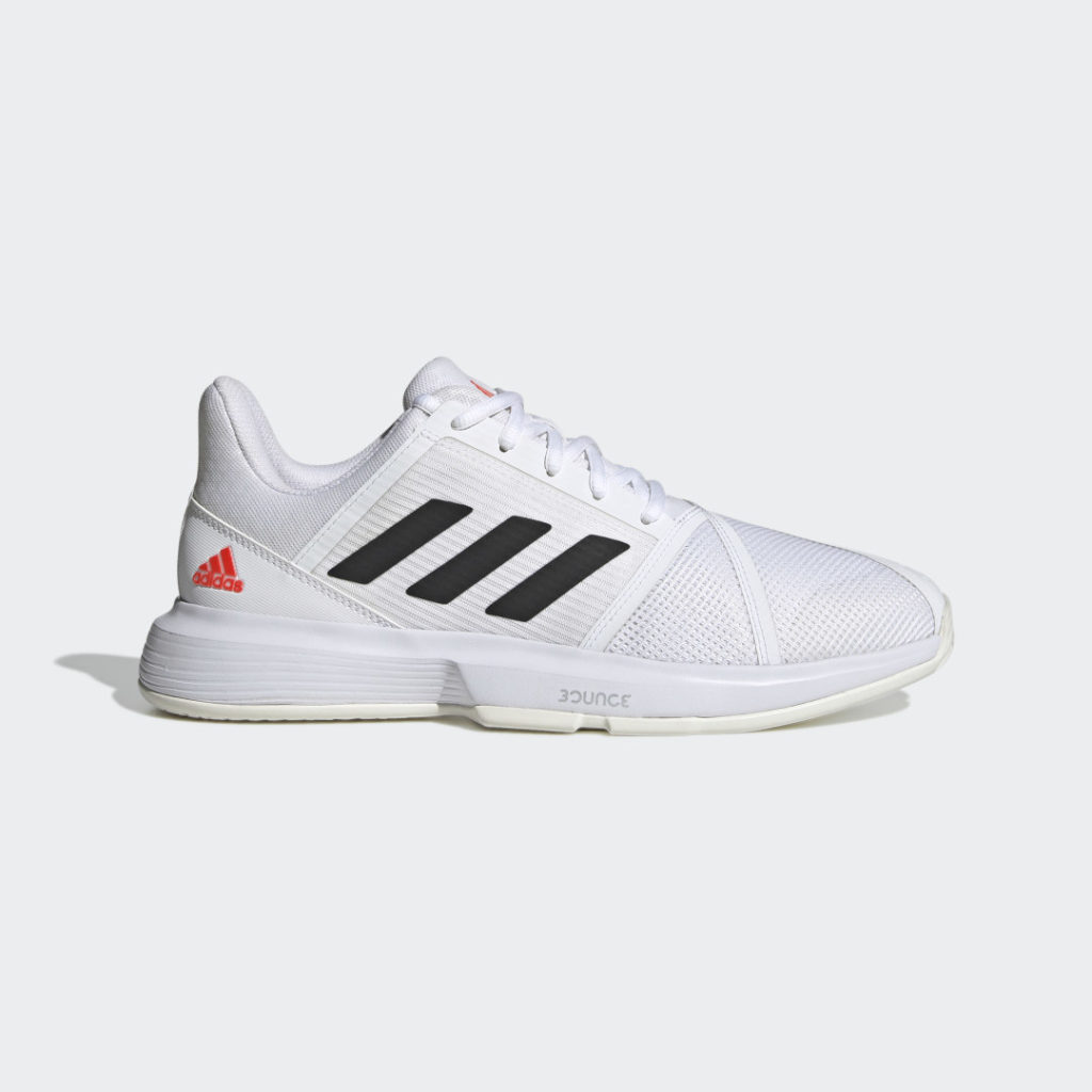 Adidas CourtJam Bounce Cloud White / Core Black / Solar Red (H68892)