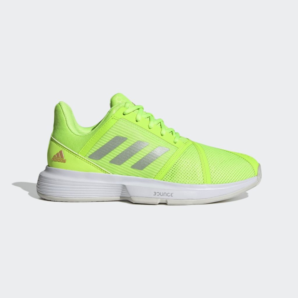 Adidas CourtJam Bounce Signal Green / Silver Metallic / Cloud White (H69194)