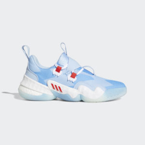 Adidas Trae Young 1 Bahia Light Blue / Vivid Red / Cloud White (H68997)