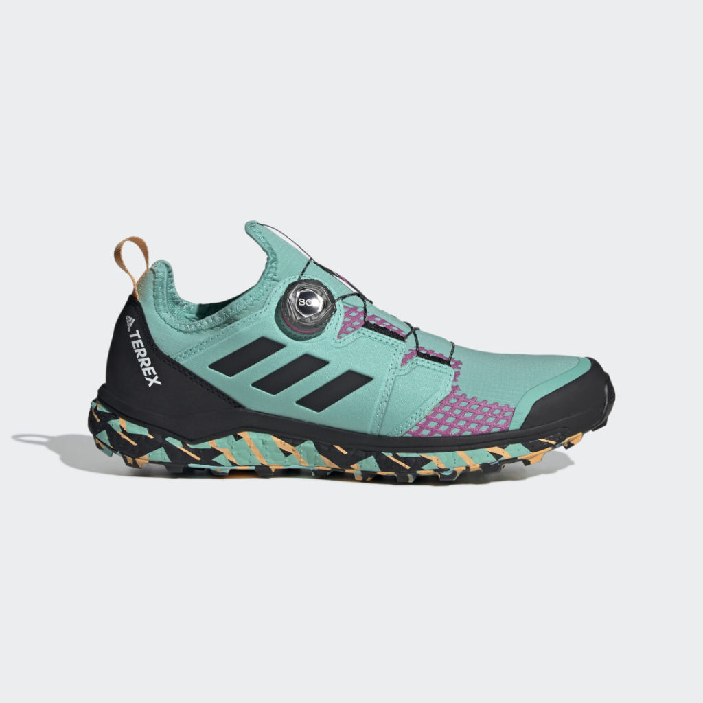 Adidas Terrex Agravic BOA® Trail Running Acid Mint / Core Black / Screaming Pink (FY9457)