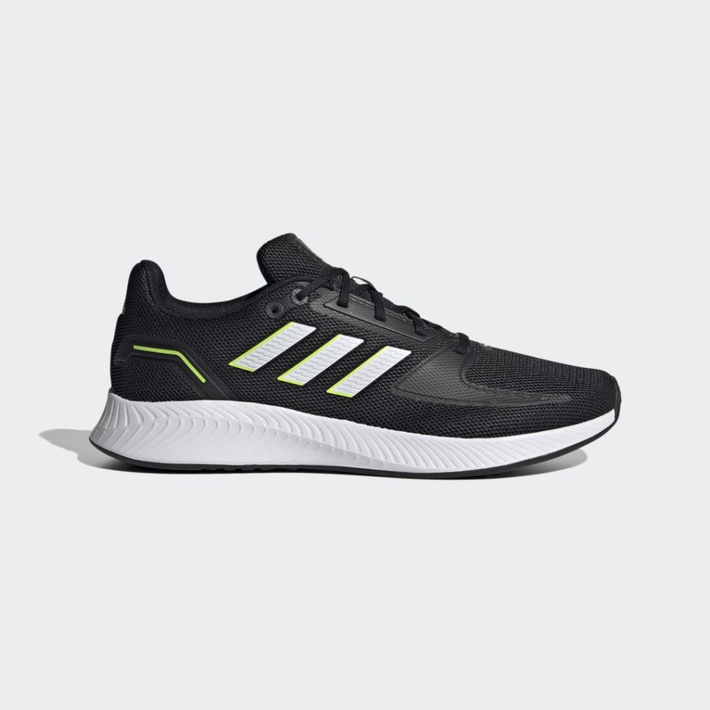 Adidas Run Falcon 2.0 Core Black / Cloud White / Solar Yellow (GZ8796)