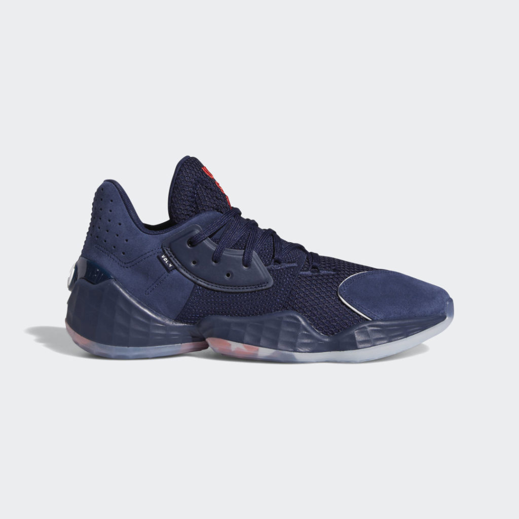 Adidas Harden Vol. 4 Team Navy / Cloud White / Scarlet (FY0870)