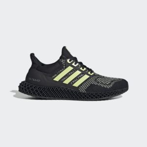 Adidas Ultra 4D Core Black / Almost Lime / Silver Metallic (GZ4499)