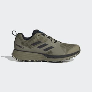 Adidas Terrex Two GORE-TEX Trail Running Focus Olive / Core Black / Blue Rush (GY6609)
