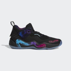 Adidas Donovan Mitchell D.O.N. Issue #3 – Stars of Utah Core Black / Bright Cyan / Active Purple (GZ5526)