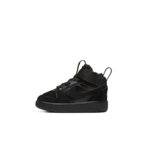 Nike Court Borough Mid 2 Baby and Toddler Boot Black (CQ4027-001)