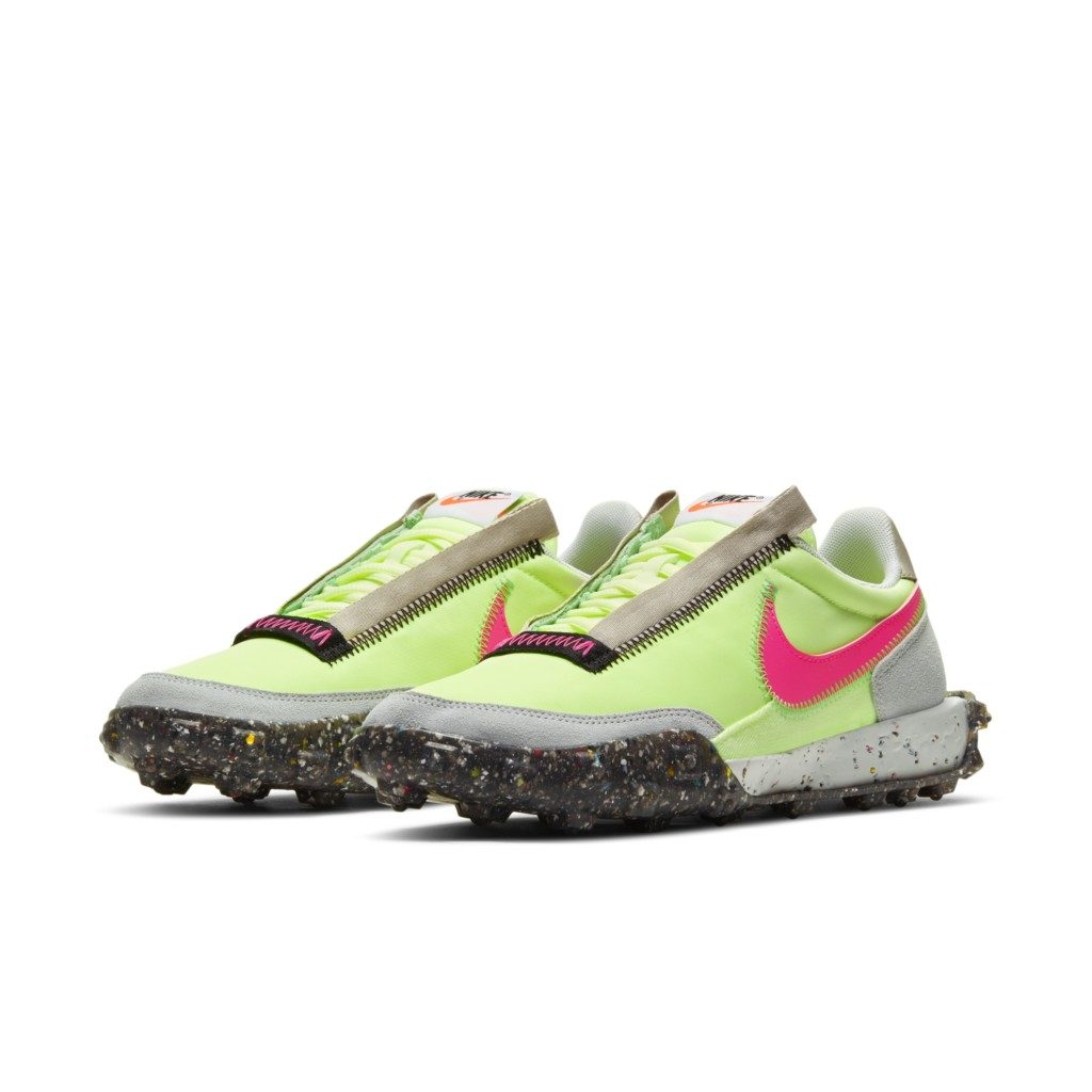 Nike Waffle Racer Crater Green 50% Sustainable Materials (CT1983-700)